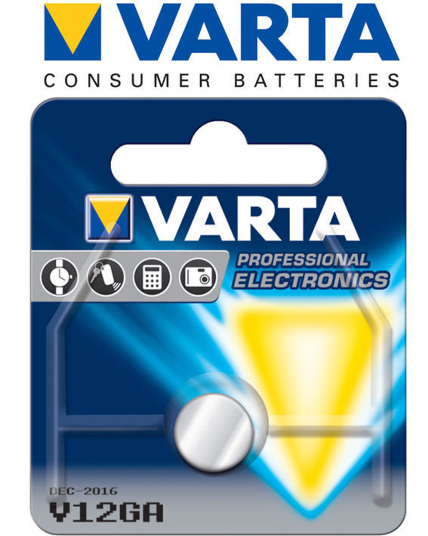 VARTA V12GA LR43 L1142 G12A Alkaline Battery image 1